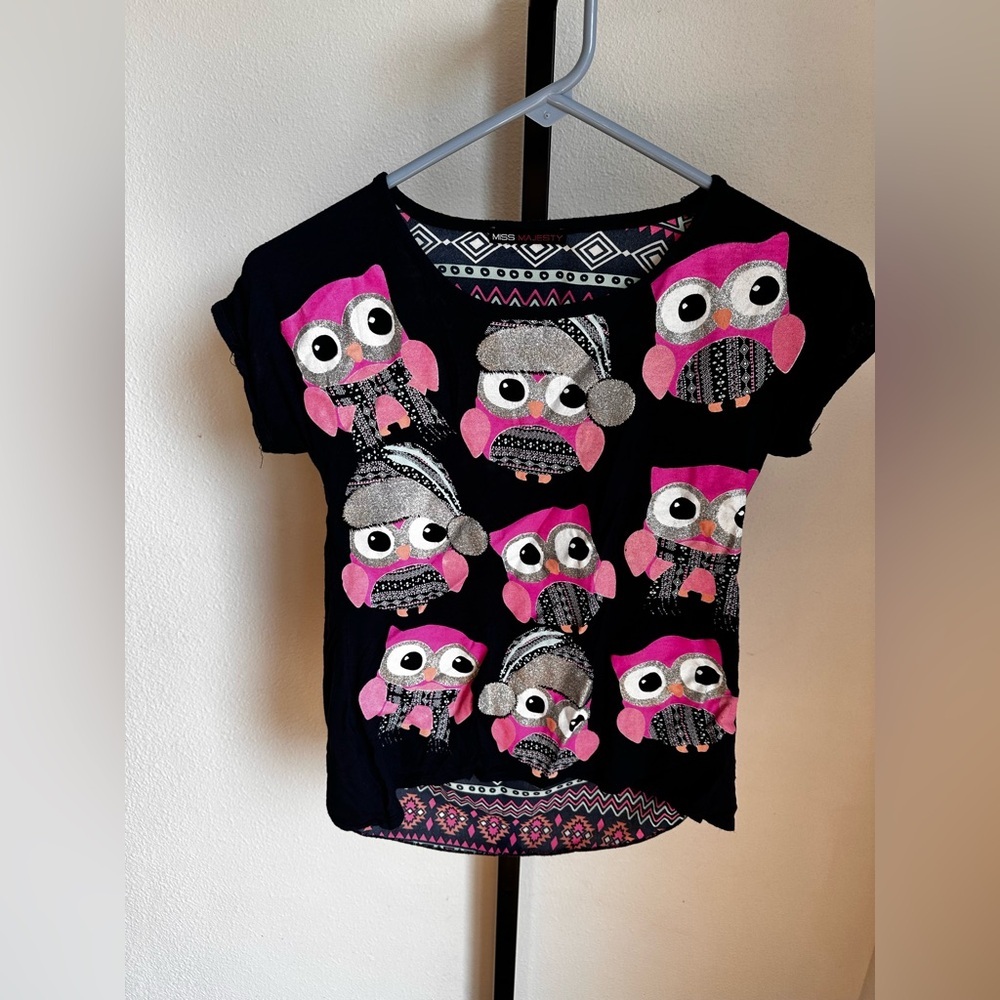 Owl shirt size 8